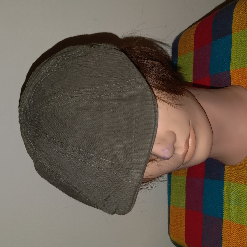 GAP Newspaper Boy Flat Brown Khaki Hat Cap S/M New